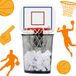 Mad Monkey Basketbalkorf, vuilnisemmer, grappige vuilnisemmer voor tienerkamer of kantoor, basketbal-vuilnisemmer met audio, perfect gadget voor basketbalfans
