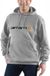 Carhartt Loose Fit Midweight Logo Graphic Casual Sweater Heren Grijs XS