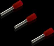 Rittal 4050.732 Adereindhulzen 1 mm² Deels geïsoleerd Rood 500 stuk(s)