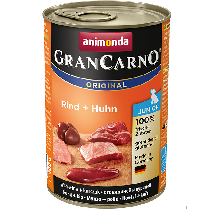 Gran Carno GranCarno Original Junior Kip+Konijn - 400g