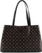 GUESS Wilder Travel Tri Compartment Tote Brown