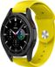Strap-it Bracelet en silicone pour montre connectée - Convient pour Samsung Galaxy Watch 4 Classic 42mm - Jaune