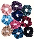 New Age Devi - Scrunchie Fluwelen Mega Pack - 10 Stuks