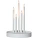 EGLO Kaarsenhouder Deco, kerstdecoratie | raamdecoratie van staal en kunststof in wit warmwit
