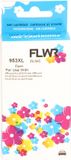 FLWR HP 953XL Cyaan Inktcartridge - Huismerk