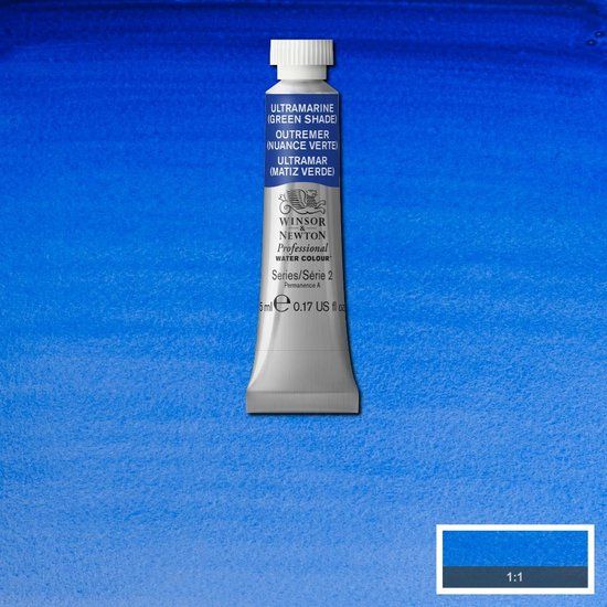 Winsor & Newton Professional Aquarelverf - Ultramarine (Green Shade) - 5ml