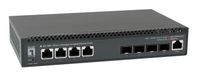 LevelOne XEL-0891 Managed L3 10G Ethernet (100/1000/10000) Desktop Grijs