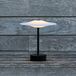Piet Hein Sinus LED Lampe de table portable, Noir, IP44