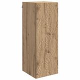 vidaXL Wandkast 33 x 34,5 x 90 cm Bewerkt hout Artisanaal eiken