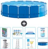 Intex Rond Frame Zwembad - 457 x 122 cm - Blauw