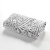 douceur d'intérieur Handdoek 30 x 50 cm parelgrijs 100% katoen