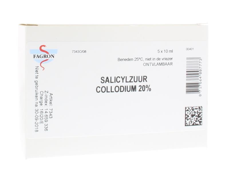 Fagron Salicylzuurcollodium 20 10 ml 5 X 10 ML