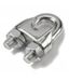 Bol klemkabel Type 741 / 02 mm / RVS AISI 31 Noir