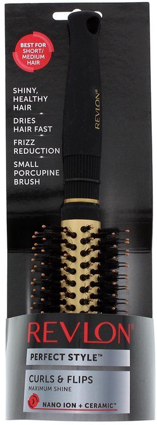 Revlon Extreme Impact Porcupine Round Hair Brush - Gold