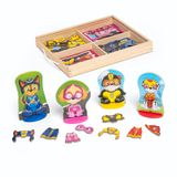Melissa & Doug PAW Patrol Magnetische houten speelfiguren (64-delig)