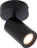 Ledvion - LED Plafondspot - Zwart 1-lichts - GU10