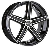 OXIGIN 18 Concave black full polish 10,5x20 ET35 5.00x120.00 hub bore 76.90 mm - aluminium velgen