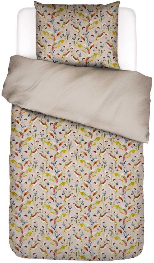 Essenza Aurelina Dekbedovertrek Oatmeal - Eenpersoons – 140x200/220 cm