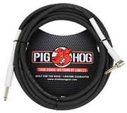 Pig Hog PH10R Hoge Prestaties 8mm 1/4 "tot 1/4" Haakse Gitaar Instrument Kabel, 10 Voet