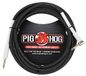 Pig Hog PH10R Hoge Prestaties 8mm 1/4 "tot 1/4" Haakse Gitaar Instrument Kabel, 10 Voet