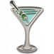 Crocs Jibbitz - Pin - Elevated Martini Glass