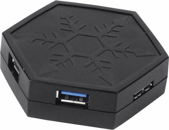 Silverstone USB Hub SST-EP01B Zwart