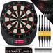 KESSER® jeu de fléchettes - Jeu de fléchettes électronique professionnel - Jeu de fléchettes électronique avec 15 fléchettes + 35 plumes professionnelles 100 pointes + accessoires fléchettes pour 1 à 8 joueurs Machine de fléchettes électronique innovante avec 65 variantes - Classique avec écran LCD