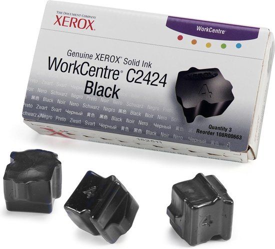 Xerox 108R00663 - Inkt-sticks - Zwart - 3 stuks