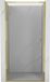 Mexen Exo porte de douche battante 80, transparent, or - 817-080-000-50-00