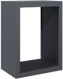 vidaXL Haardhoutrek 60x40x80 cm staal antracietkleurig
