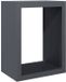 vidaXL Porte-bûches 60x40x80 cm acier anthracite