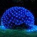 1,5 x 1,5 mètre filet secteur avec 96 LED, bleu