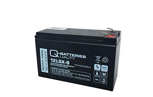 Q-Batteries 12LSX-9 12V 8,8Ah lood-vlies-accu/AGM 10 jaar