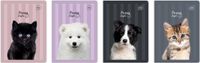 INTERDRUK A5 carnet, 32 pages, 3 couleurs, quadrillé, 70g, revêtement UV, "Puppy Sign" (10 pièces)