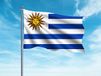 OEDIM Uruguay-vlag | 150 x 85 cm | versterkt en genaaid | Vlag met 2 metalen ogen waterdicht