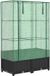 vidaXL Plantenbak verhoogd met kashoes 80x40x138 cm rattanlook