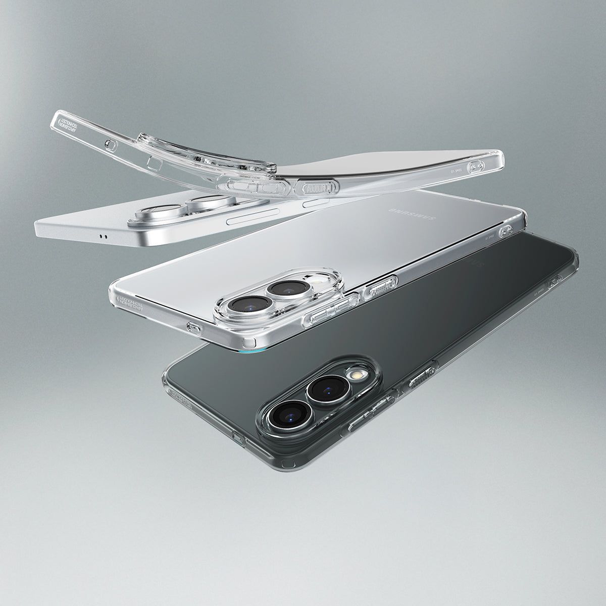 Spigen Liquid Crystal Case Compatibel met Samsung Galaxy S25 Edge hoesje -Space Crystal