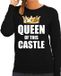 Bellatio Decorations Shoppartners Bv Im the queen of this castle sweater / trui oranje voor dames - Koningsdag - S