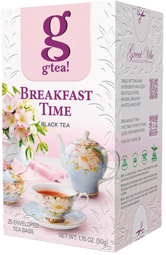 g'tea! Zwarte thee g’tea! Breakfast Time, 25 st.