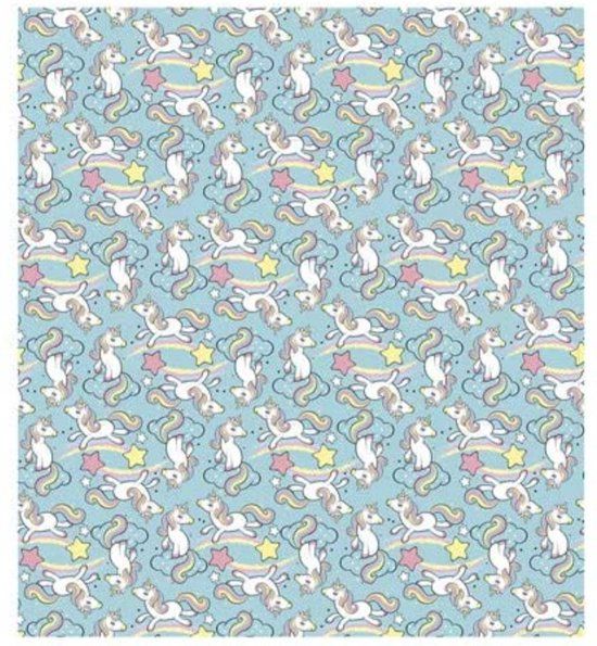 Zaska Douchegordijn Eenhoorn - 180x200cm - Inclusief ringen