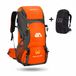 CarryQuest® Sac à dos d'extérieur 50L - Orange