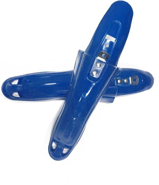 Hbs ​spatbord Verstelbaar - Universeel Spatborden Voor En Achter 12 Inch - Blauw