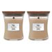 WoodWick 2x Geurkaars Mini Cashmere 85 gr