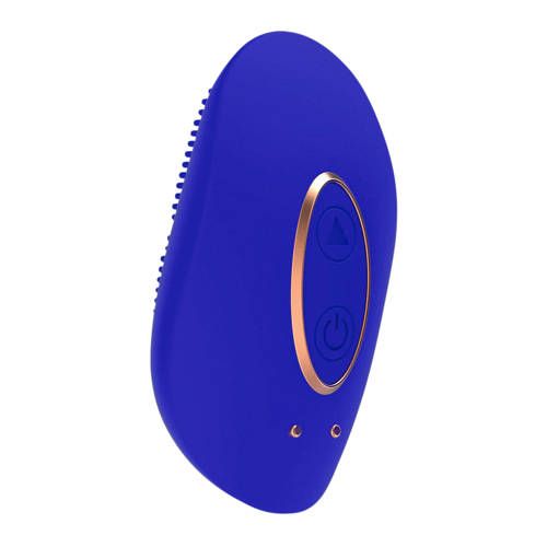 Elegance Mini Rechargeable Clitoral Stim - Precious Blue