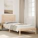 Maison Exclusive - Cadre de lit allongé sans matelas, 90 x 220 cm, bois massif