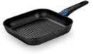 MONIX Solid+ Grillplaat 28 cm Gegoten Aluminium Zwart