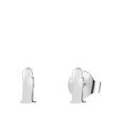 Lucardi Boucles d'oreilles pendantes pour femme - Boucles d'oreilles - Cadeau - Acier - Argenté