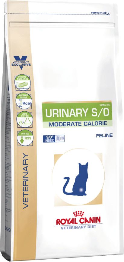 Royal Canin Veterinary Diet Urinary S/O Moderate Calorie - Kattenvoer - 9 kg