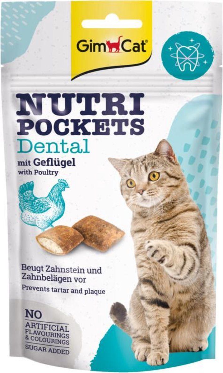 GimCat 12x Nutri Pockets Dental 60 gr