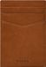 FOSSIL Étui à cartes en cuir Andrew Card Case Saddle Marron clair